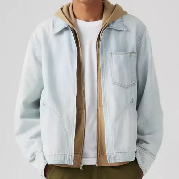 Levi's® Premium Lightweight Full-zip Mechanics Jacket Low Light Rain Medium